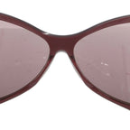 Saint Laurent Oversized Sunglasses Bordeaux Side Logo S TQ Eyewear — view 5