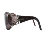 Saint Laurent Oversized Sunglasses Bordeaux Side Logo S TQ Eyewear — view 3