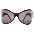 Saint Laurent Oversized Sunglasses Bordeaux Side Logo S TQ Eyewear