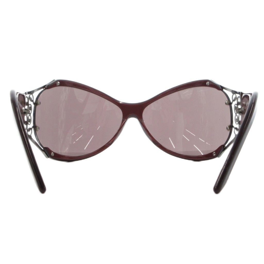 Saint Laurent Oversized Sunglasses Bordeaux Side Logo S TQ Eyewear — view 2