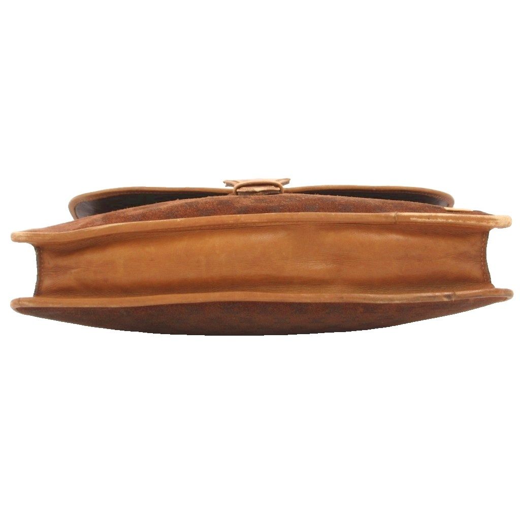Celine Handbag Clutch Party Brown Suede SD — view 4