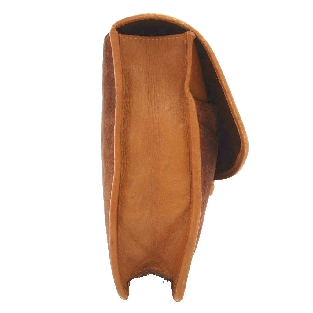 Celine Handbag Clutch Party Brown Suede SD — view 3