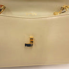 Dior Shoulder Bag Second Leather Logo Open/close Coin Purse Ecru MX — view 7