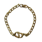 Dior Bracelet Bangle Logo Gold