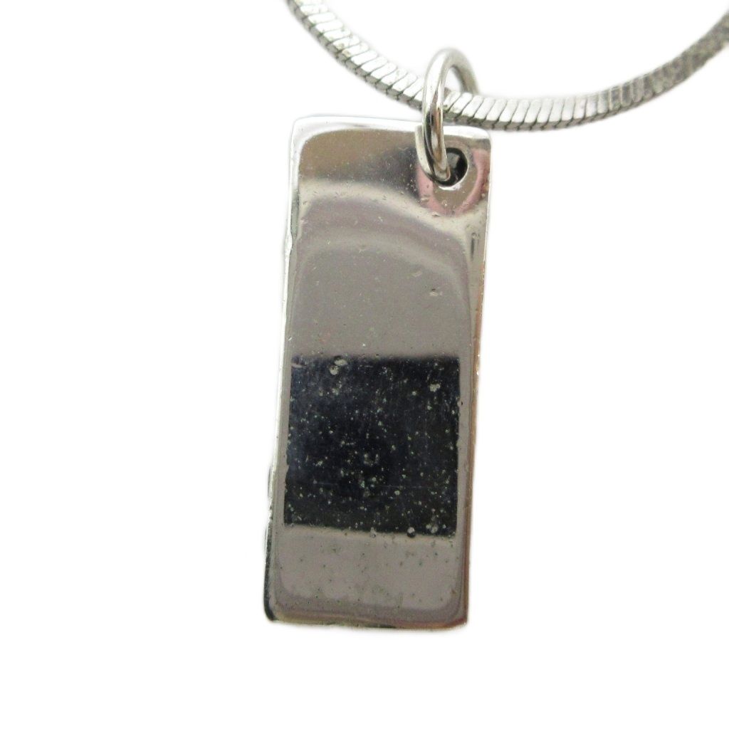 Dior Trotter Number Pendant Logo Pattern Silver Color Black — view 2