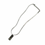 Dior Trotter Number Pendant Logo Pattern Silver Color Black — view 3