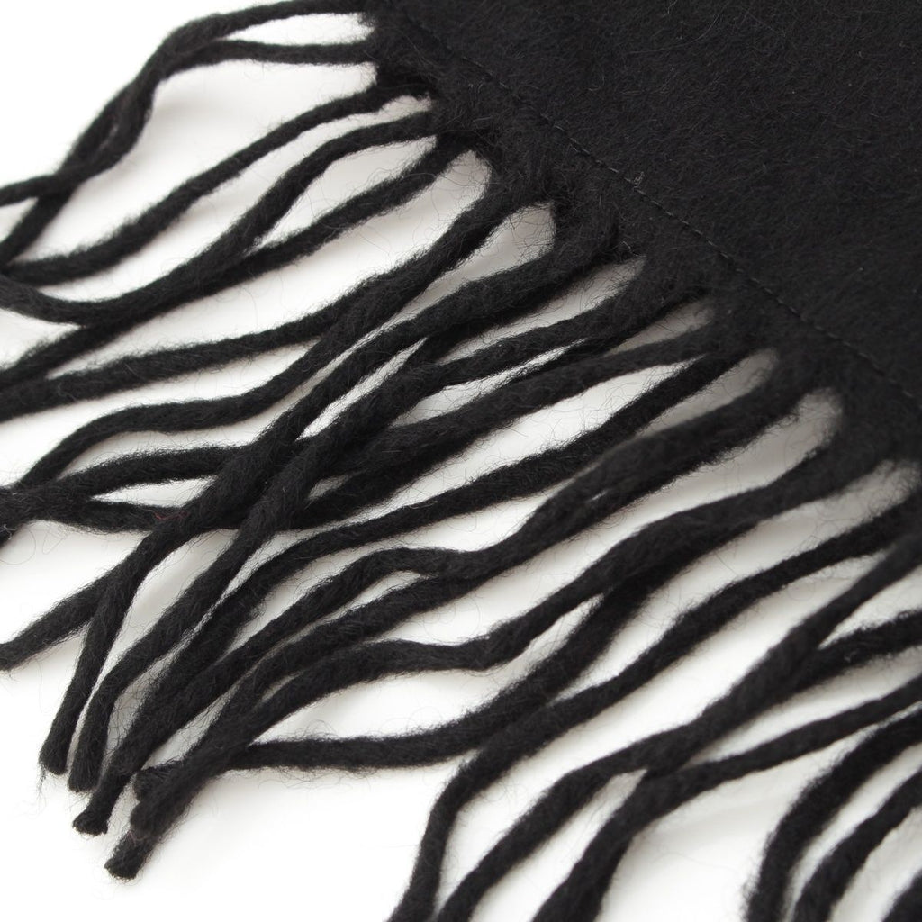 Dior Galliano Era Cashmere Silk Cannage Scarf Shawl Black — view 3