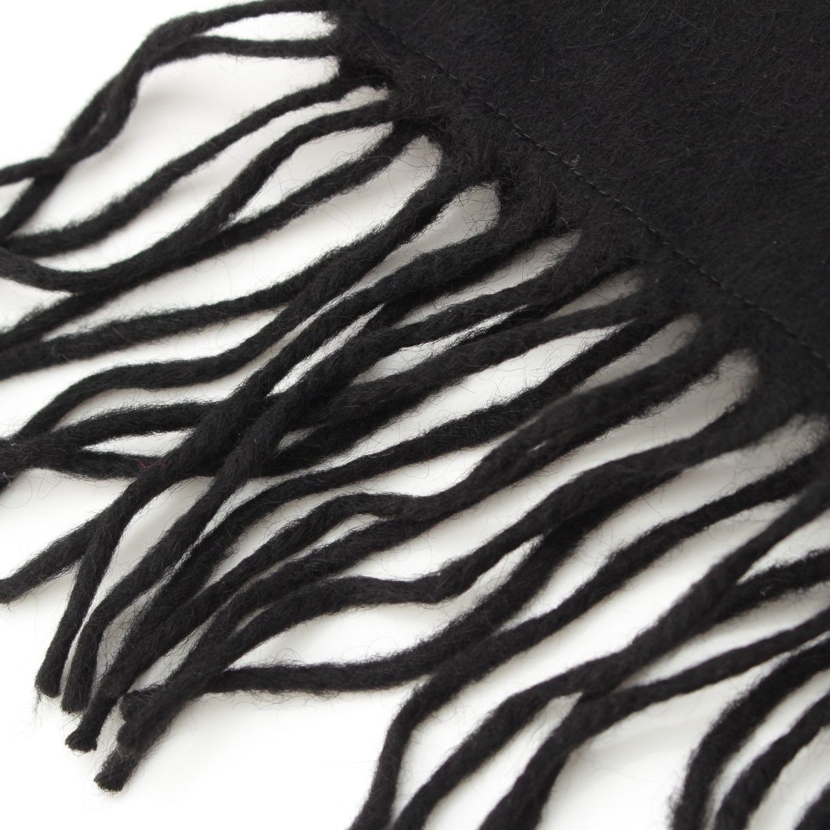 Dior Galliano Era Cashmere Silk Cannage Scarf Shawl Black — view 3