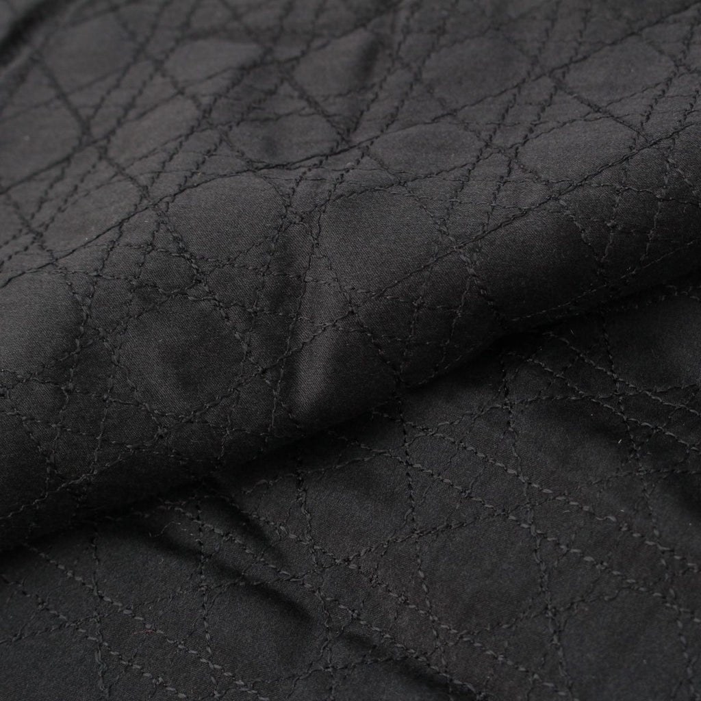 Dior Galliano Era Cashmere Silk Cannage Scarf Shawl Black — view 5