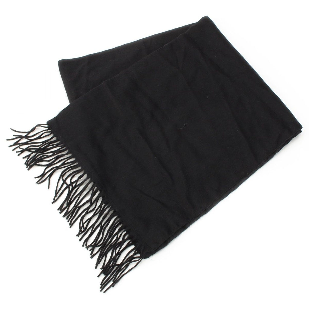 Dior Galliano Era Cashmere Silk Cannage Scarf Shawl Black