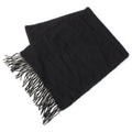 Dior Galliano Era Cashmere Silk Cannage Scarf Shawl Black