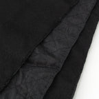 Dior Galliano Era Cashmere Silk Cannage Scarf Shawl Black — view 6