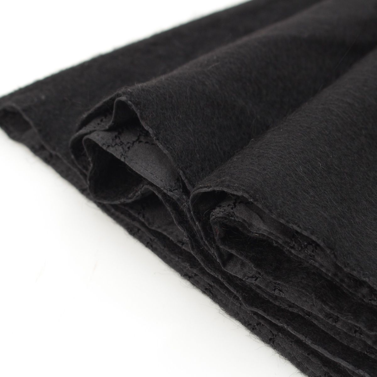 Dior Galliano Era Cashmere Silk Cannage Scarf Shawl Black — view 8