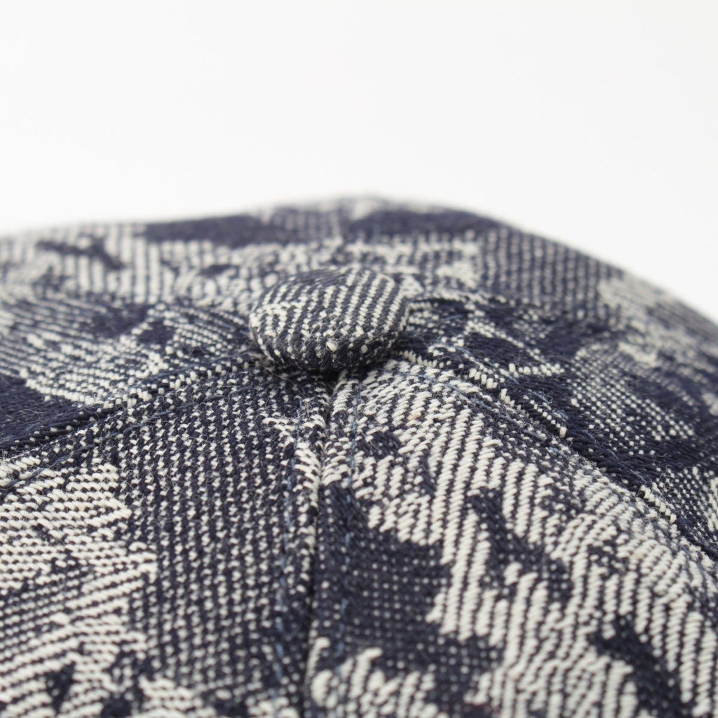 Louis Vuitton Cotton Monogram Tapestry Cap Indigo 60 — view 6