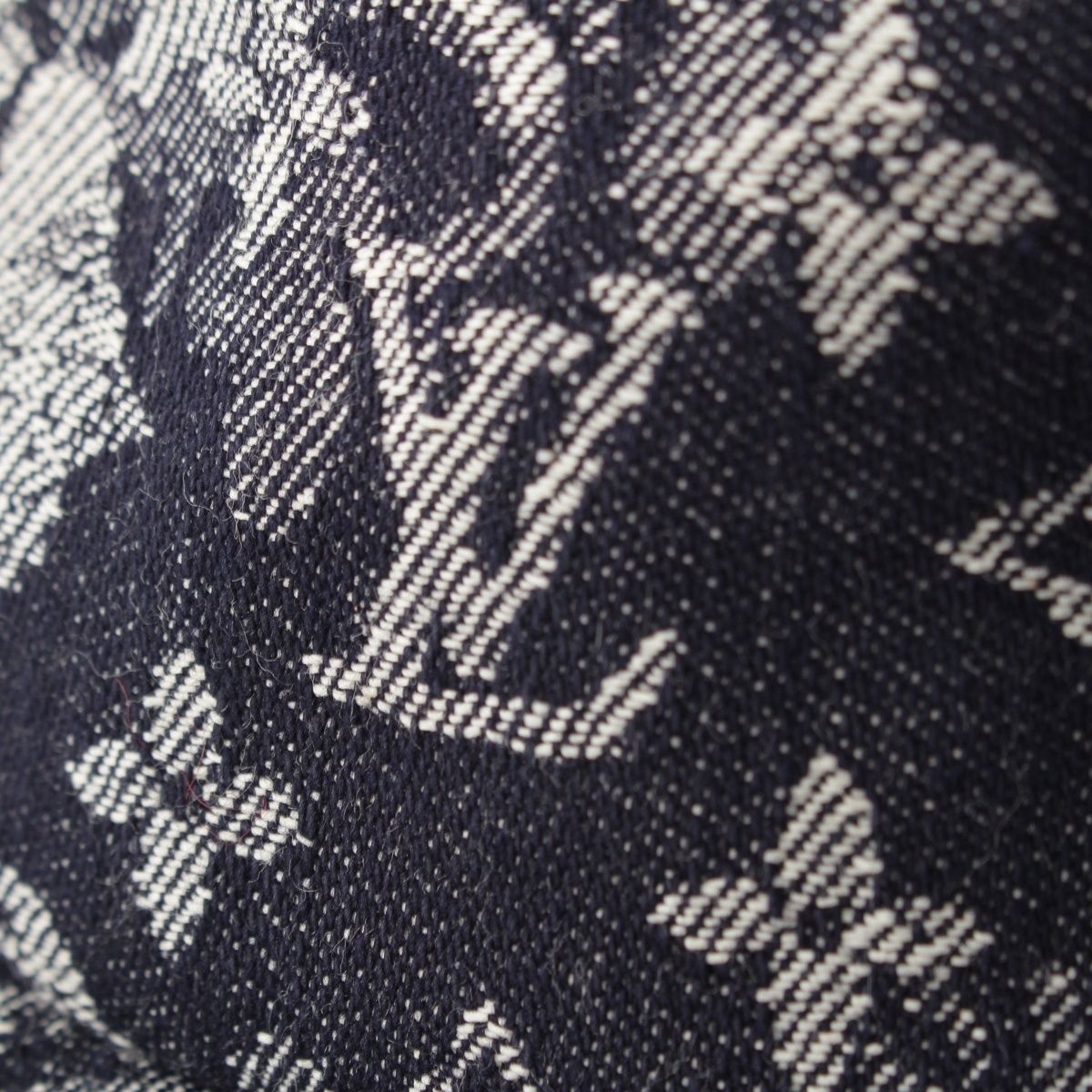 Louis Vuitton Cotton Monogram Tapestry Cap Indigo 60 — view 7