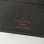 Louis Vuitton Portobiert Cles Epi Leather Bifold Wallet Black — view 5