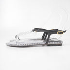 Chanel Sandals 36 10c CC Logo CC Ankle Strap Chain Thong — view 2