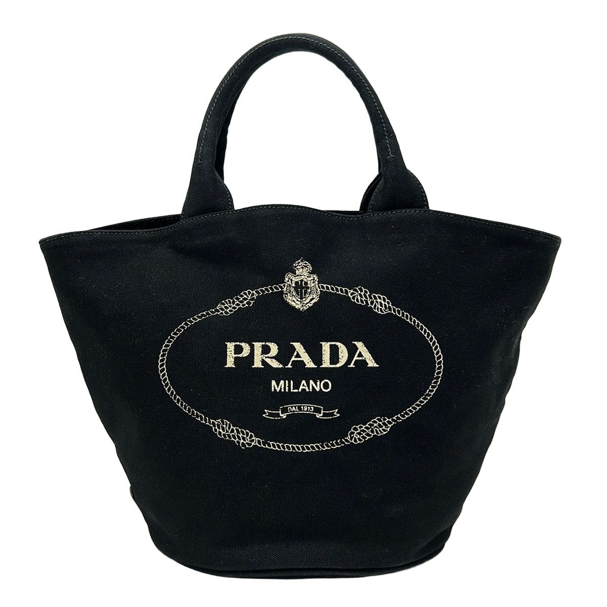 Prada Tote Canapa Black