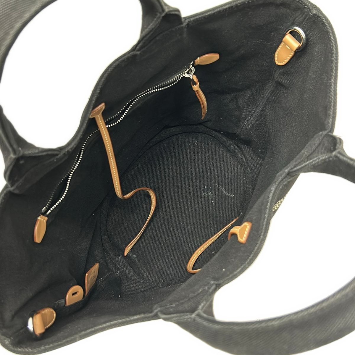 Prada Tote Canapa Black — view 7