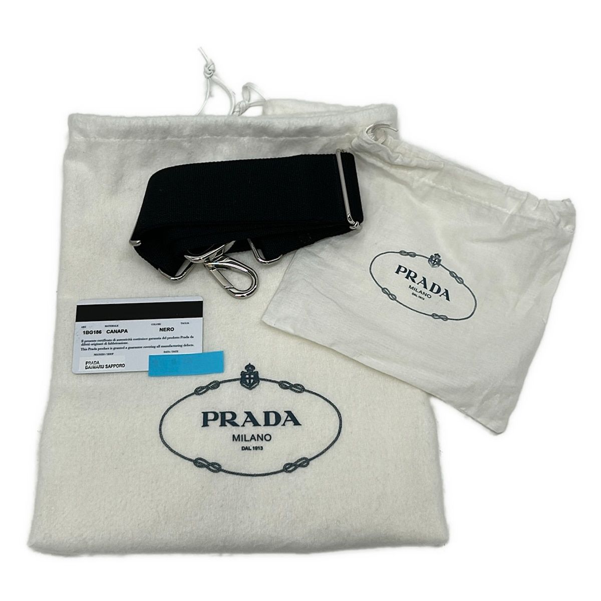 Prada Tote Canapa Black — view 8