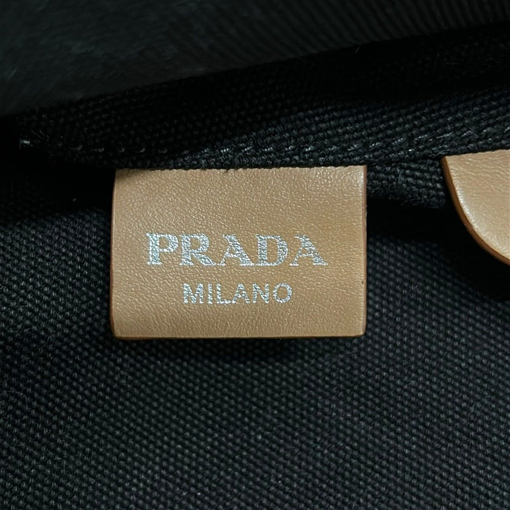 Prada Tote Canapa Black — view 9