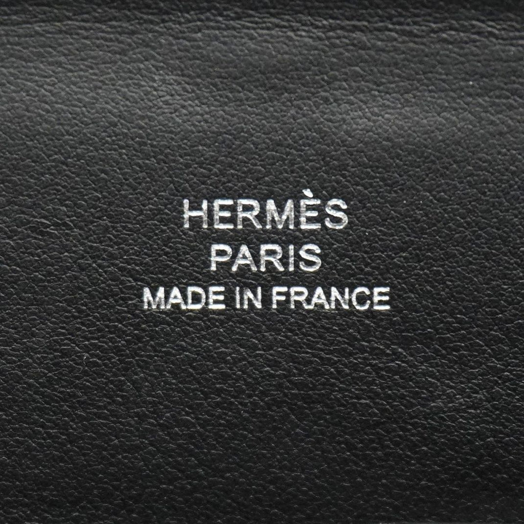 Hermes Shoulder Bag Widoposh Veau Epsom Black Silver — view 5