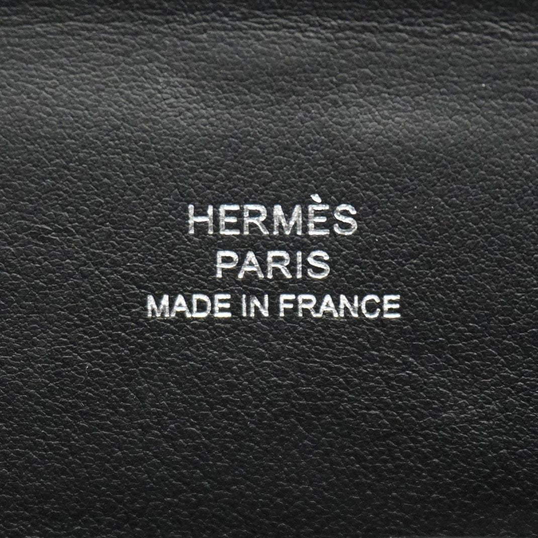 Hermes Shoulder Bag Widoposh Veau Epsom Black Silver — view 5