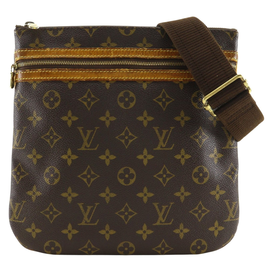Louis Vuitton Pochette Bosford Monogram Canvas Brown Shoulder