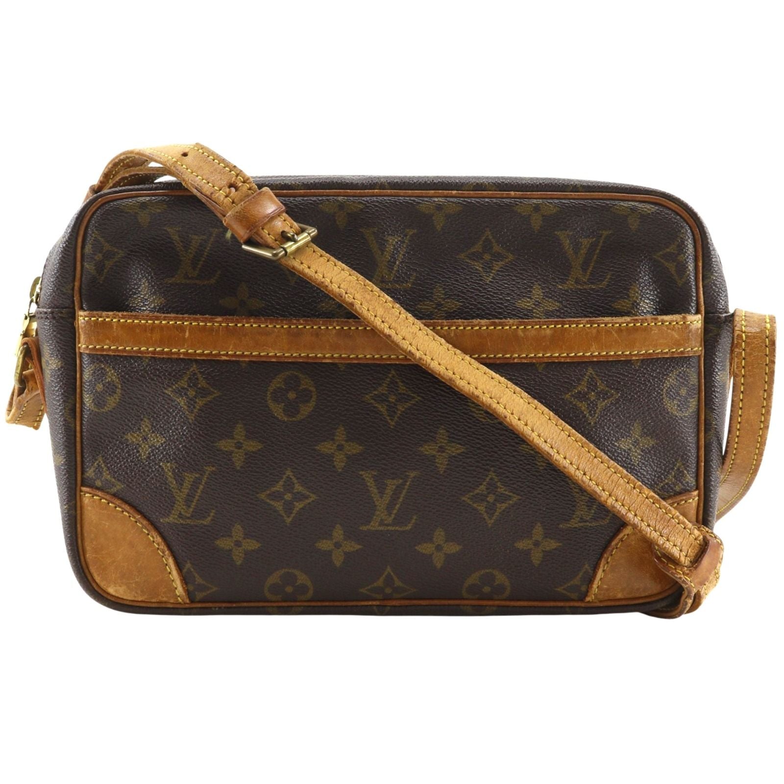 Louis Vuitton Trocadero 27 Vintage Monogram Canvas Brown 843 Shoulder