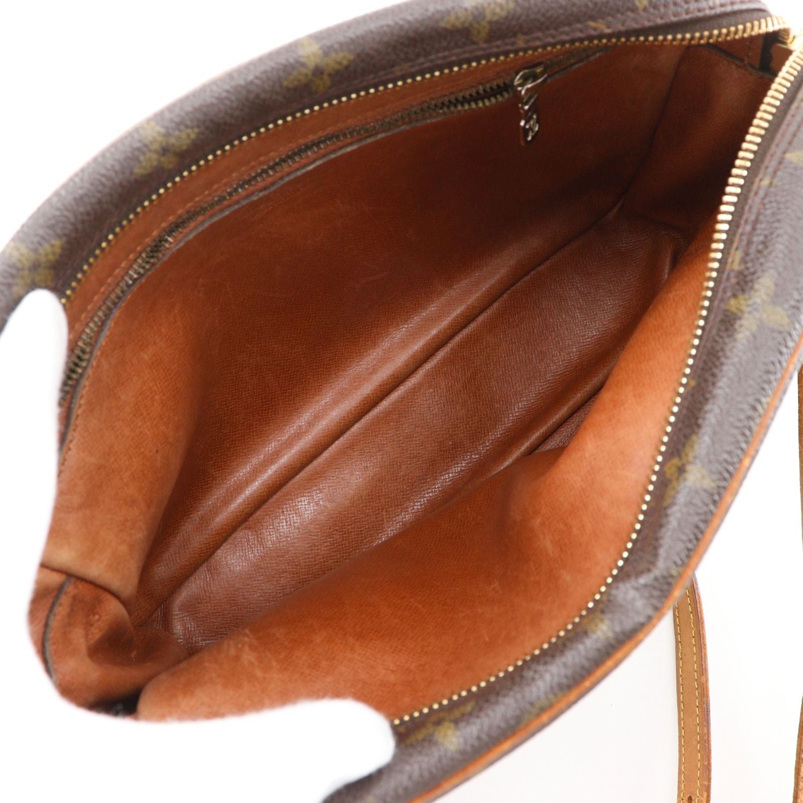 Louis Vuitton Trocadero 27 Vintage Monogram Canvas Brown 843 Shoulder — view 5