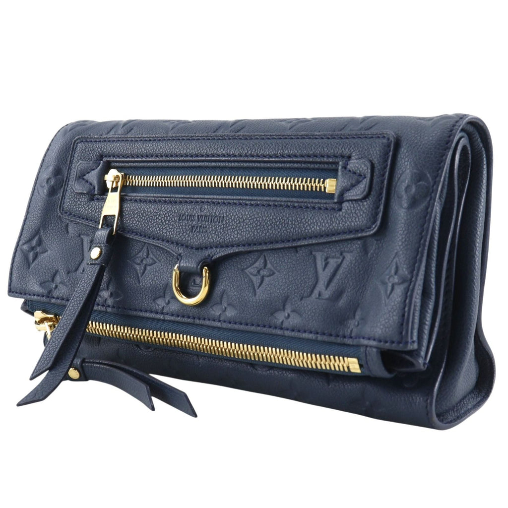 Louis Vuitton Petillant Monogram Empreinte Orage Navy Clutch — view 2