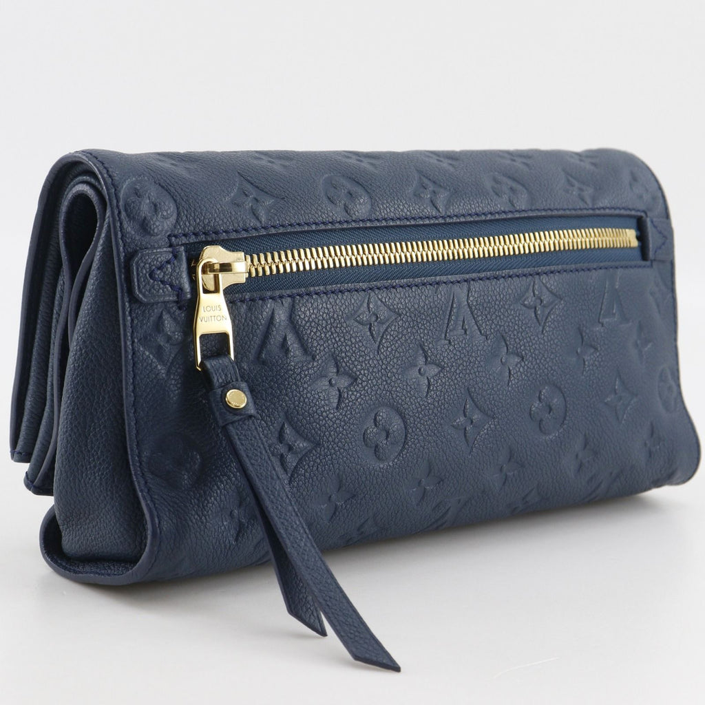 Louis Vuitton Petillant Monogram Empreinte Orage Navy Clutch — view 3