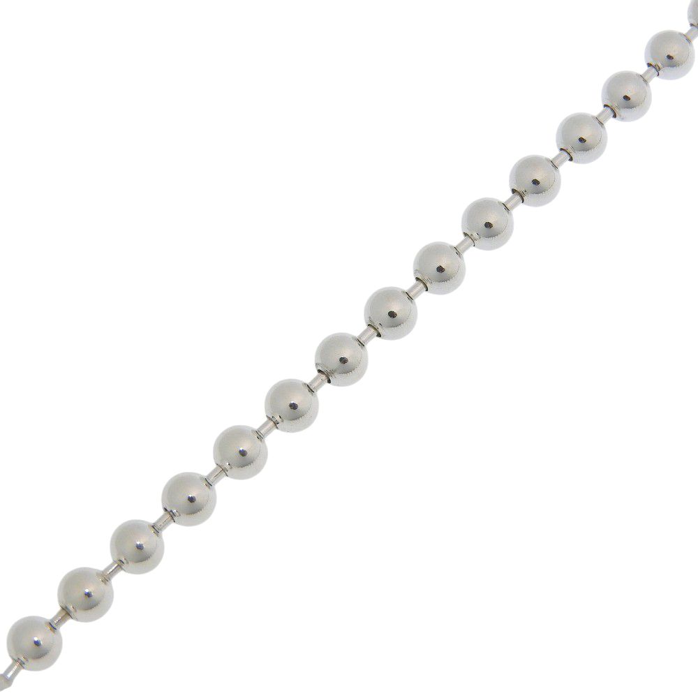 Gucci Interlocking Ball Chain 925 Sterling Silver Necklace — view 4