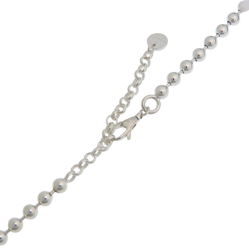 Gucci Interlocking Ball Chain 925 Sterling Silver Necklace — view 5
