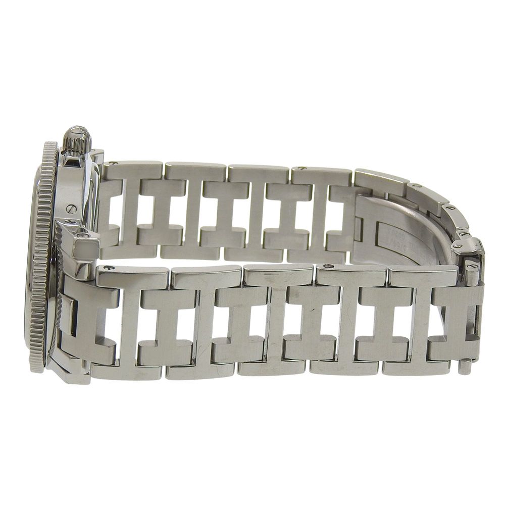 Hermes Clipper Diver Stainless Steel Quartz Analog Display White Dial Watch — view 4