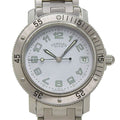 Hermes Clipper Diver Stainless Steel Quartz Analog Display White Dial Watch