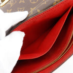 Louis Vuitton Saint Placide Monogram Canvas Cerise Brown Shoulder — view 7