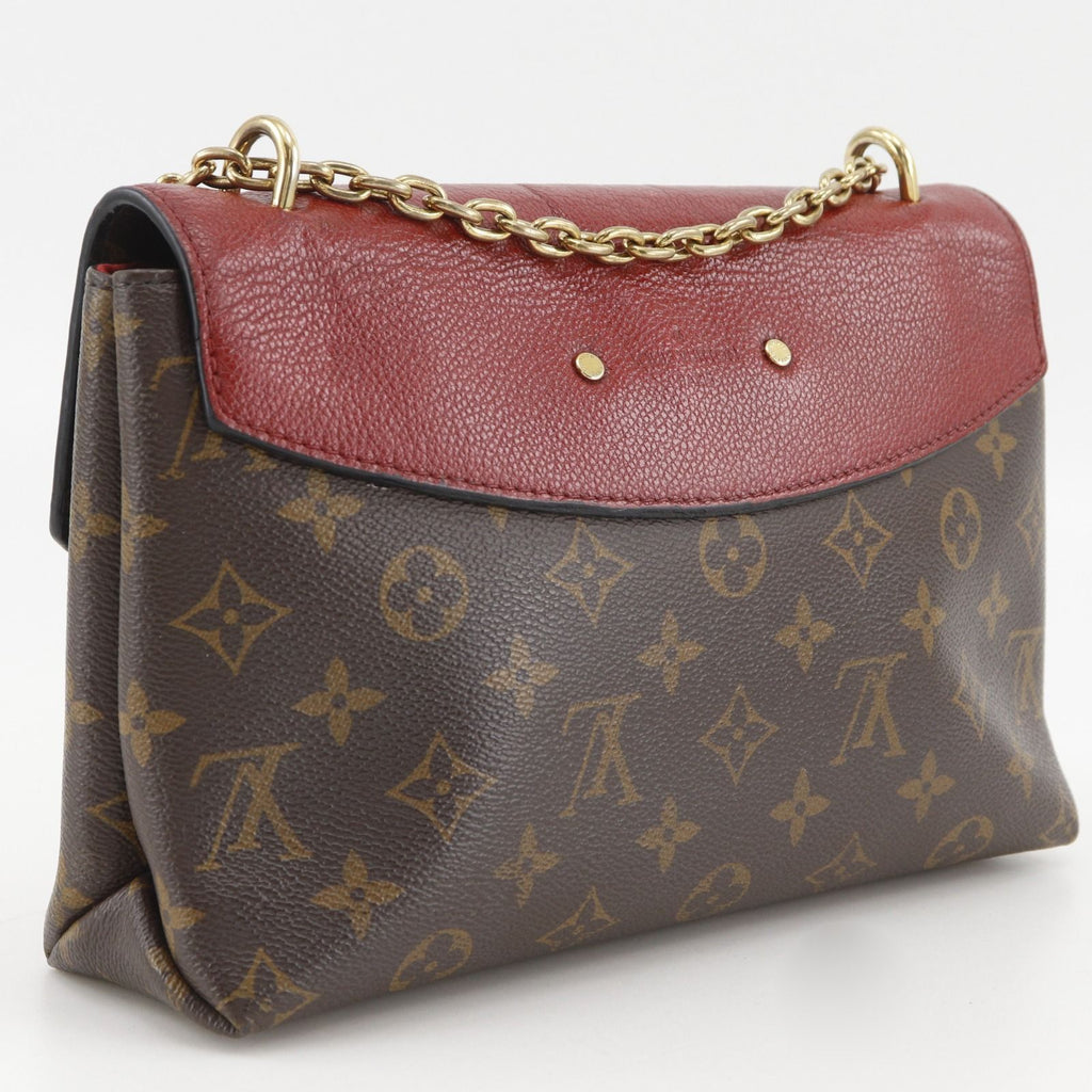 Louis Vuitton Saint Placide Monogram Canvas Cerise Brown Shoulder — view 3