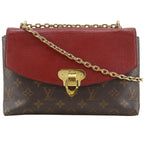 Louis Vuitton Saint Placide Monogram Canvas Cerise Brown Shoulder