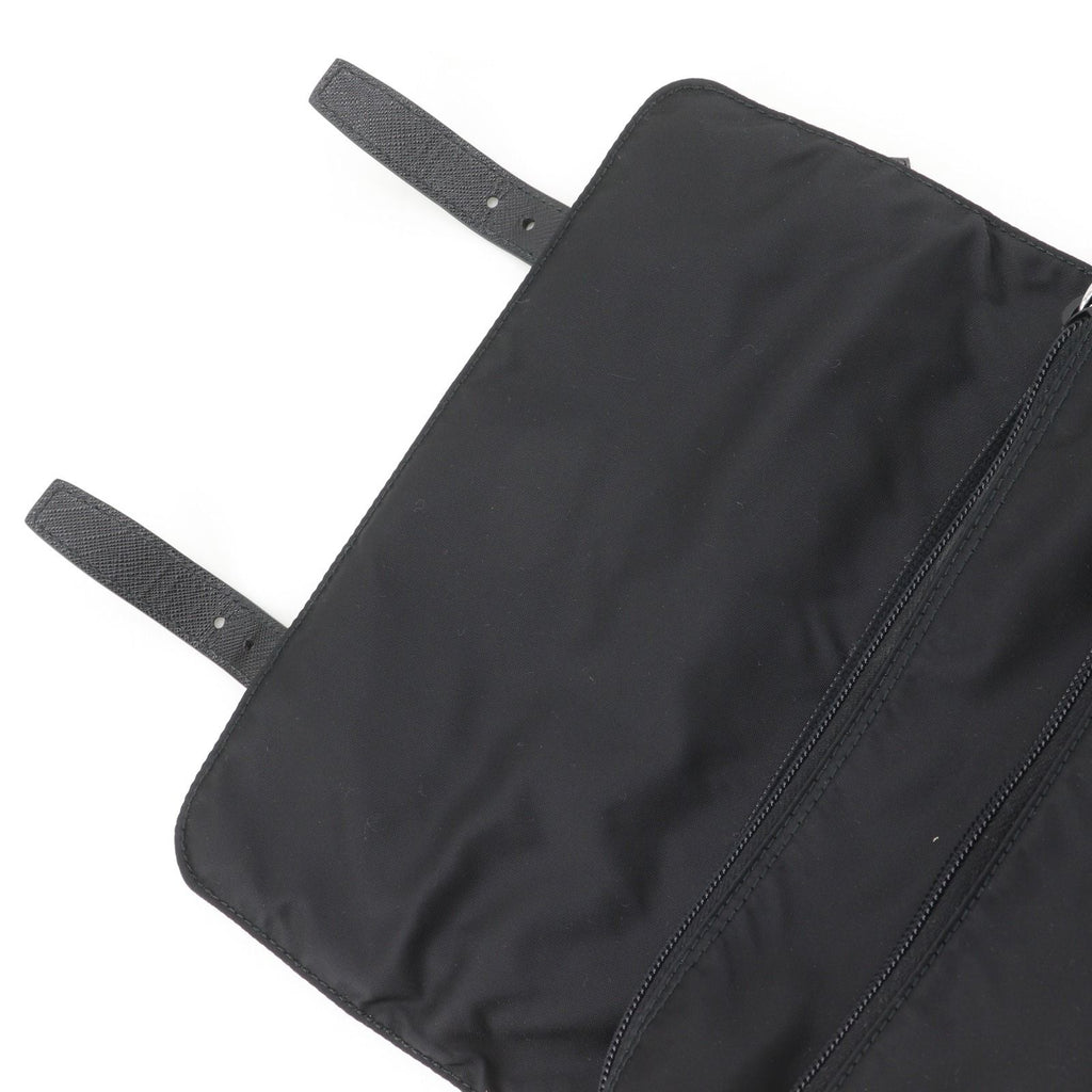 Prada Messenger Bag Nylon Nero Black — view 8