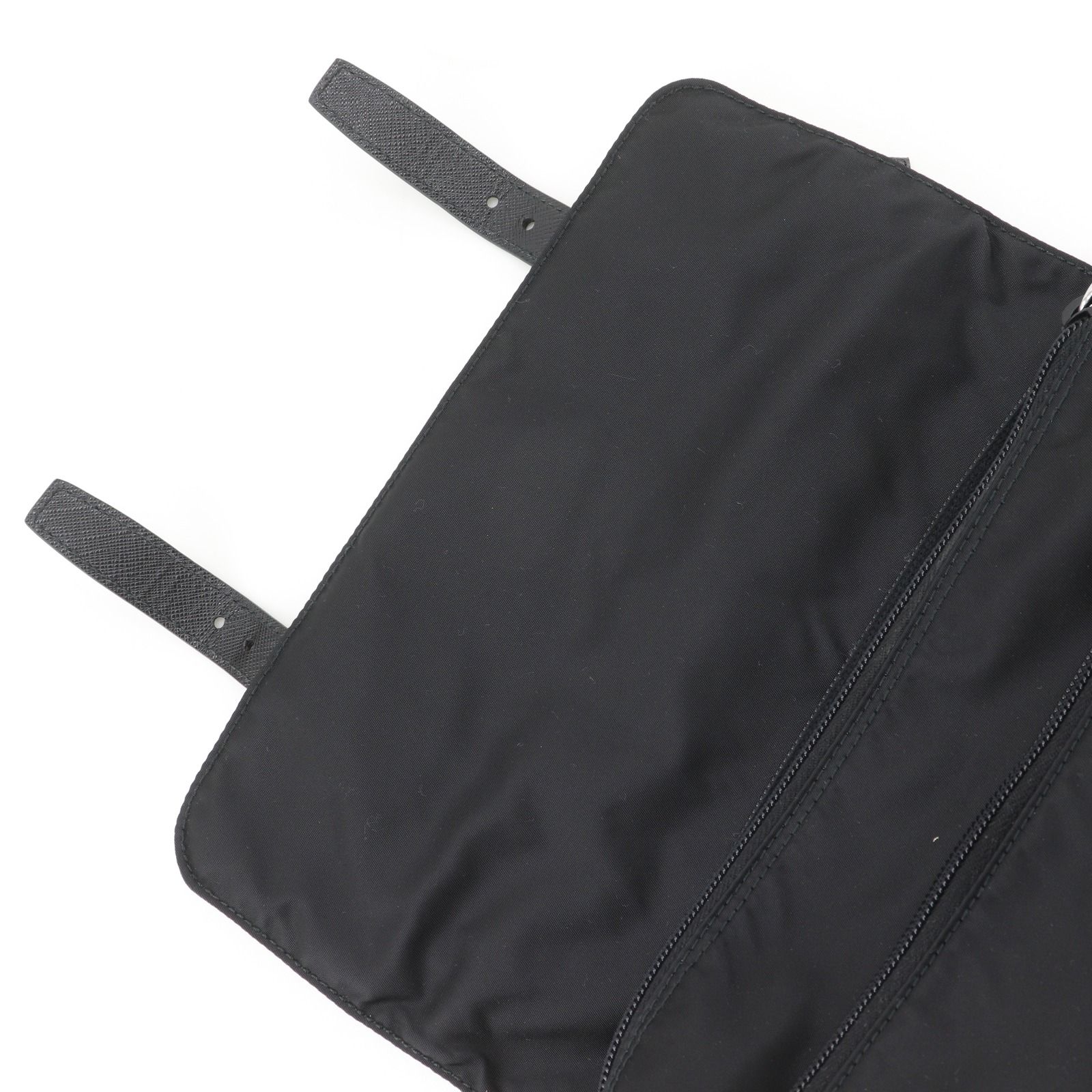 Prada Messenger Bag Nylon Nero Black — view 8