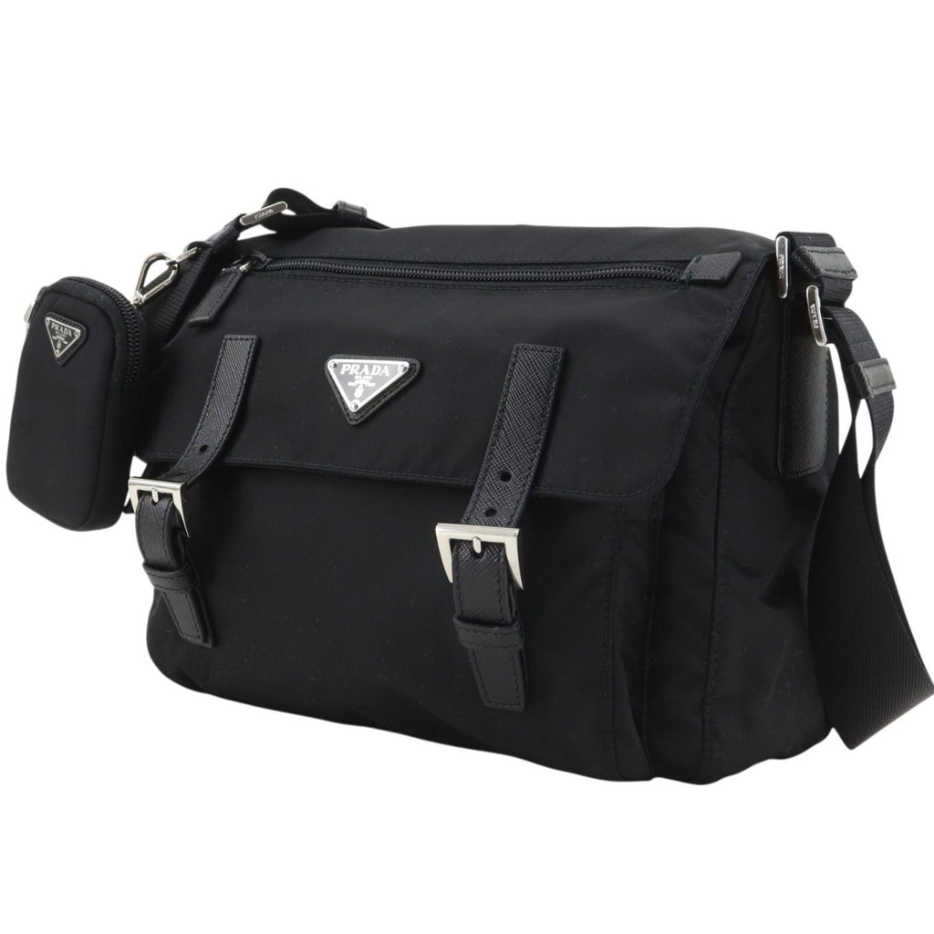 Prada Messenger Bag Nylon Nero Black — view 2