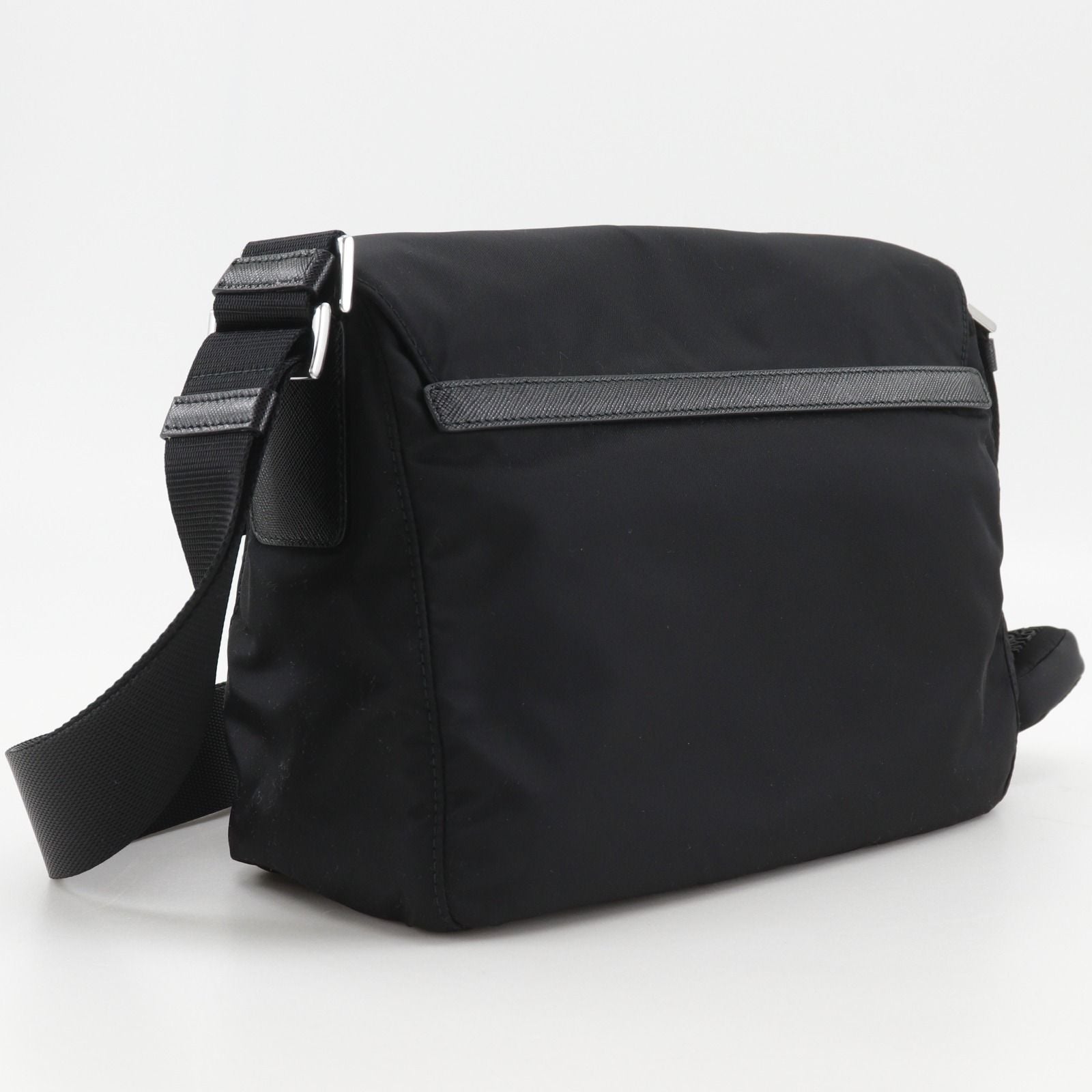 Prada Messenger Bag Nylon Nero Black — view 3