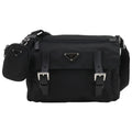 Prada Messenger Bag Nylon Nero Black