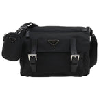 Prada Messenger Bag Nylon Nero Black