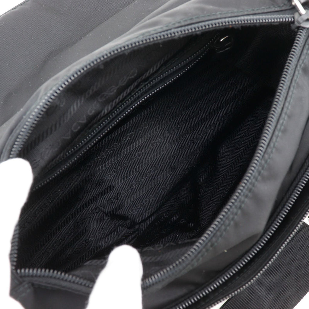 Prada Messenger Bag Nylon Nero Black — view 5
