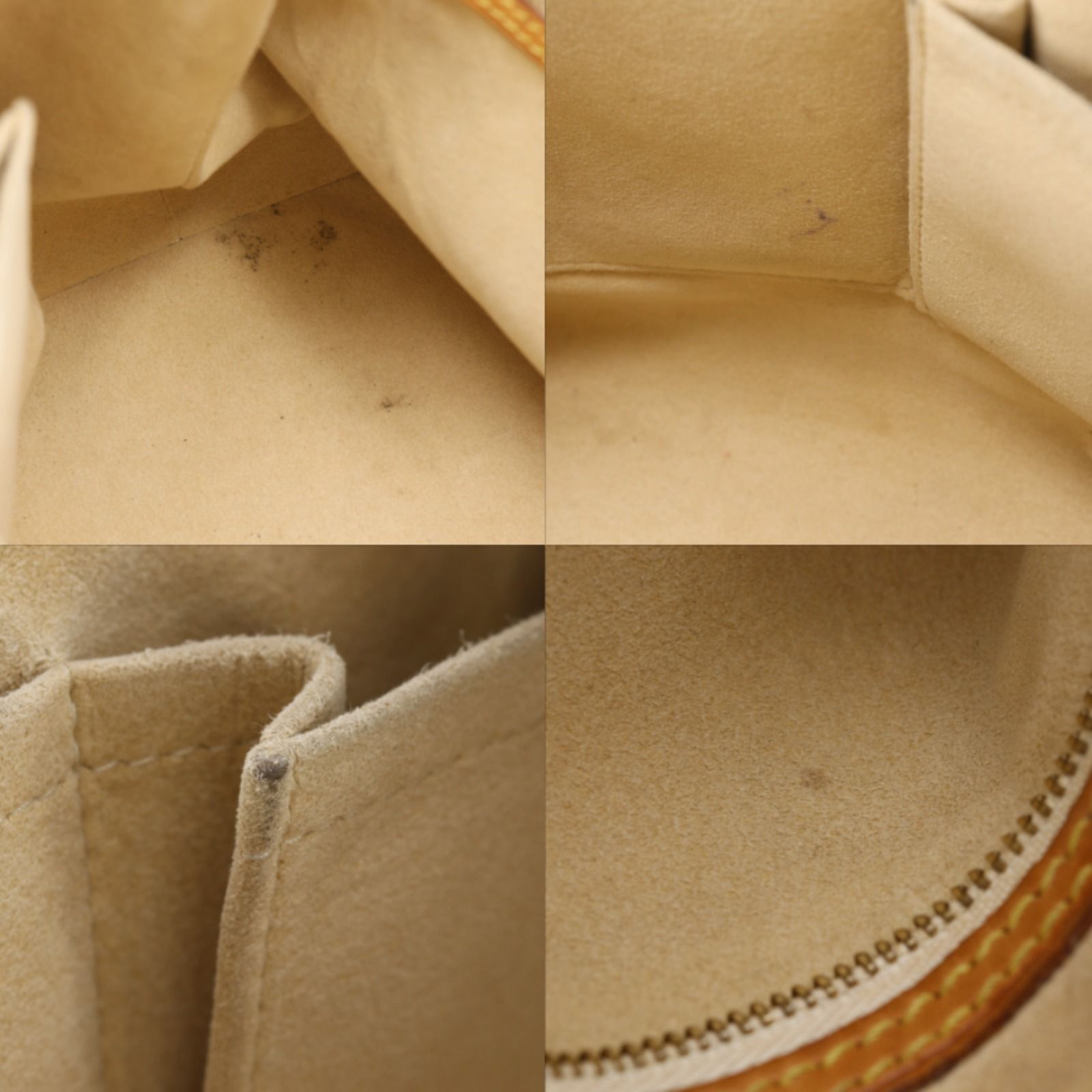 Louis Vuitton Hampstead PM Damier Azur Canvas White Tote — view 7