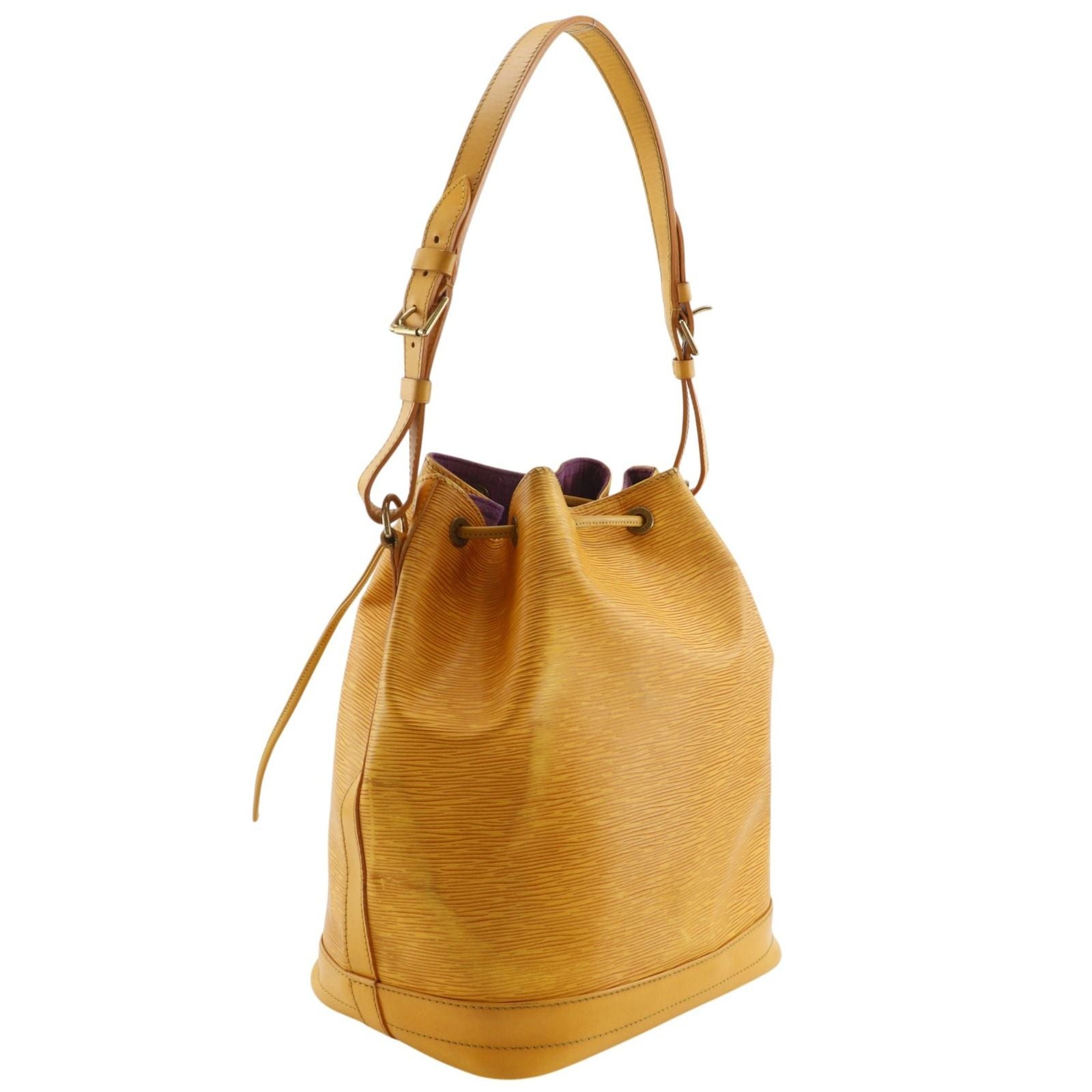 Louis Vuitton Noe Epi Leather Tassili Yellow Shoulder — view 3