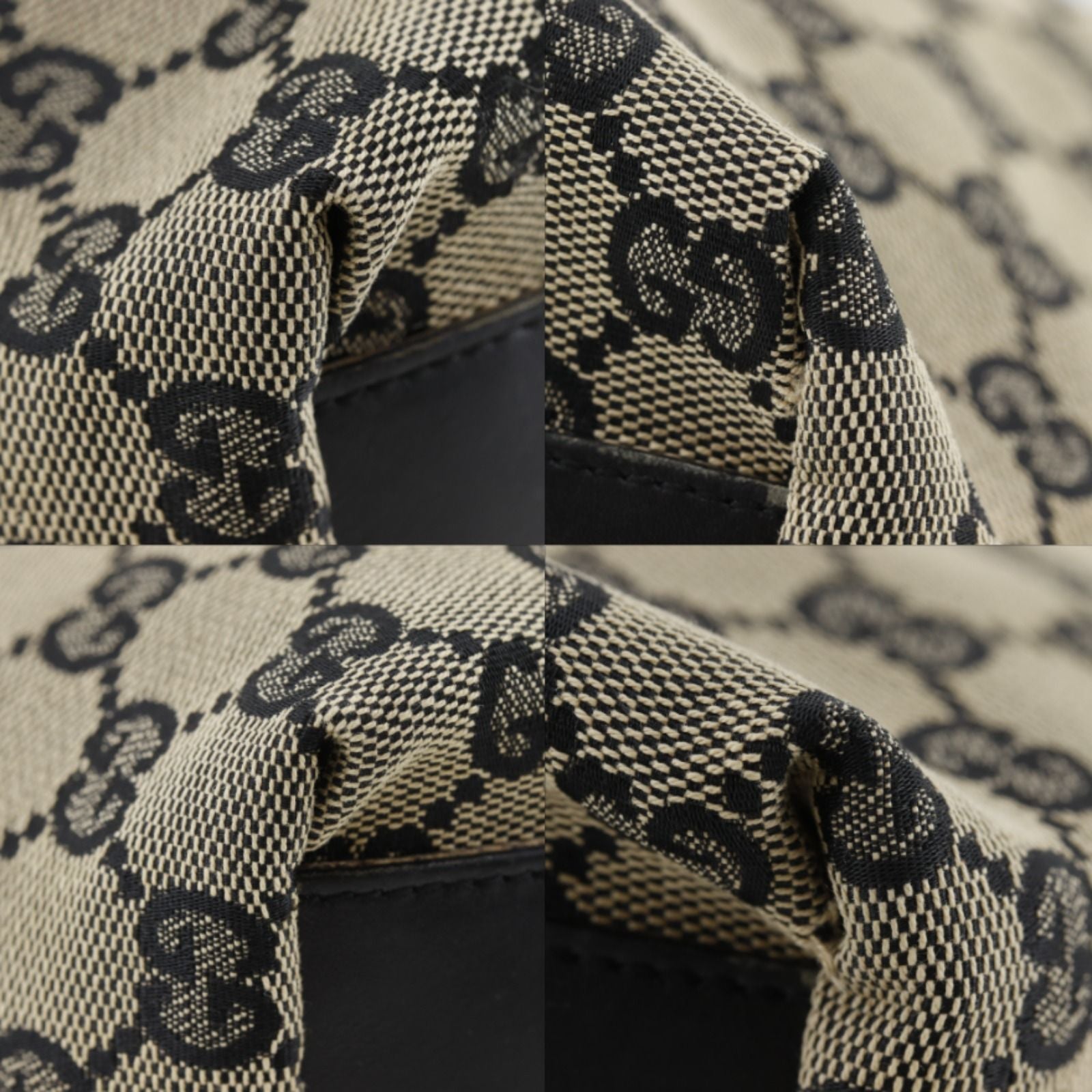 Gucci GG Canvas Black Tote — view 4