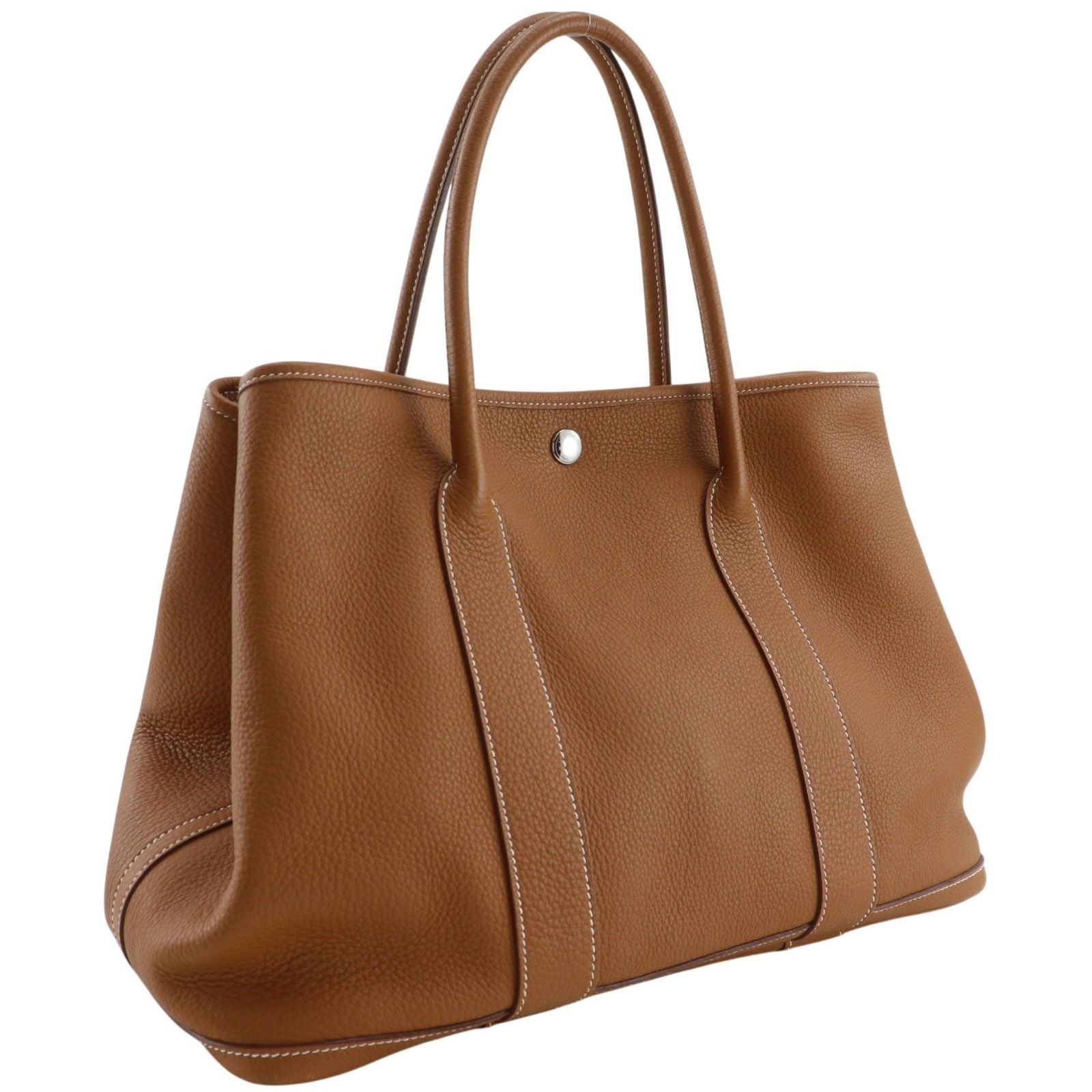 Hermes Garden Party 36 PM Negonda Gold Brown Tote — view 3